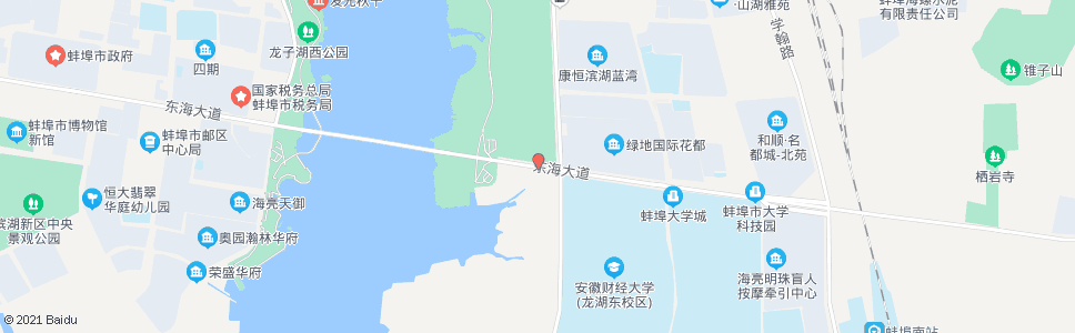 蚌埠东海大道曹山路_公交站地图_蚌埠公交_妙搜公交查询2025