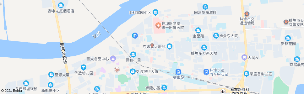 蚌埠延安路光明街_公交站地图_蚌埠公交_妙搜公交查询2024