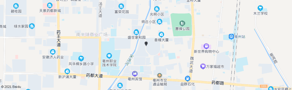 亳州市政府西门_公交站地图_亳州公交_妙搜公交查询2024