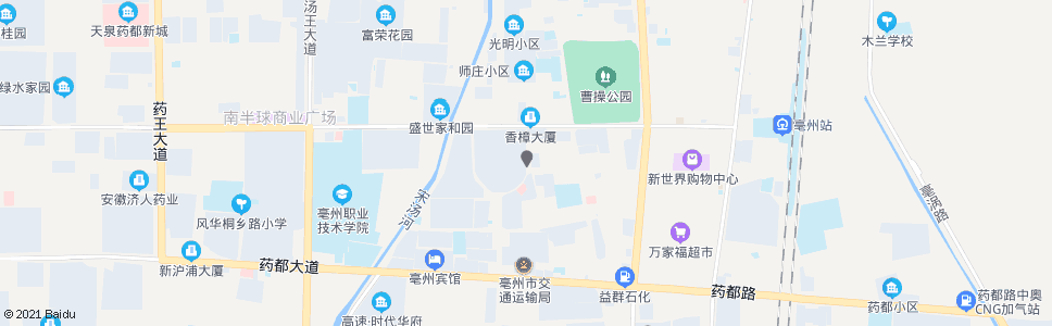 亳州市政府东门_公交站地图_亳州公交_妙搜公交查询2024