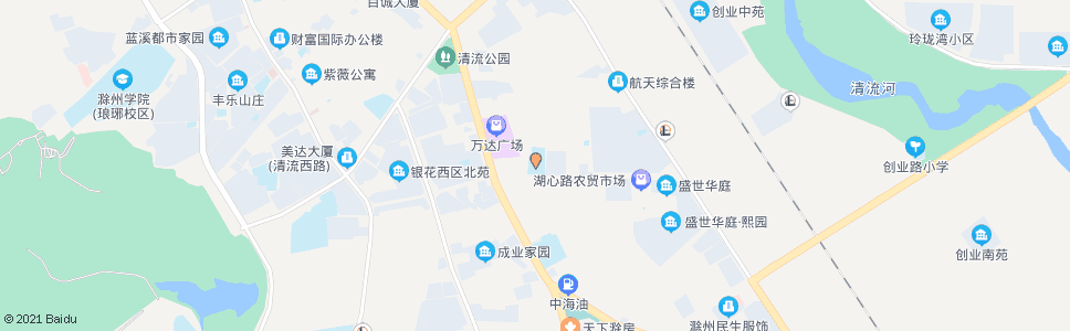 滁州湖心路小学_公交站地图_滁州公交_妙搜公交查询2025