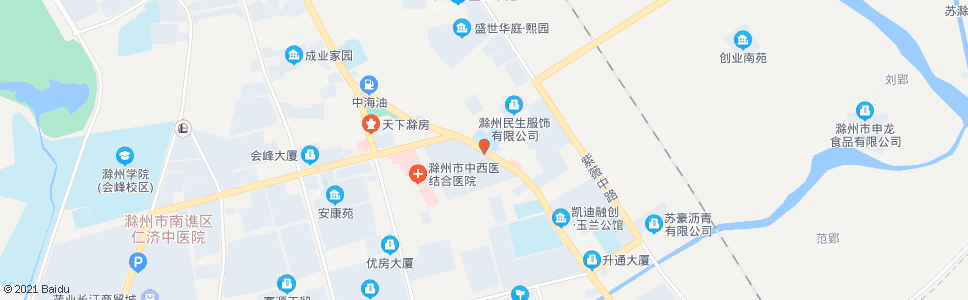 滁州会峰路_公交站地图_滁州公交_妙搜公交查询2025