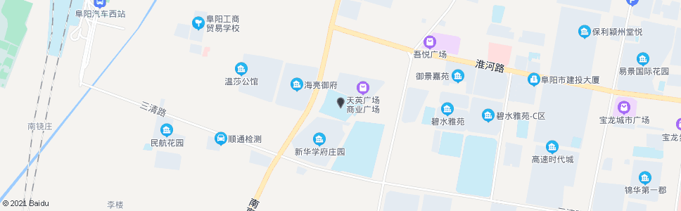 阜阳工业经济学校_公交站地图_阜阳公交_妙搜公交查询2024