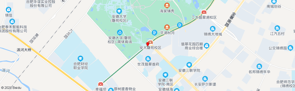 合肥紫翡路口_公交站地图_合肥公交_妙搜公交查询2024