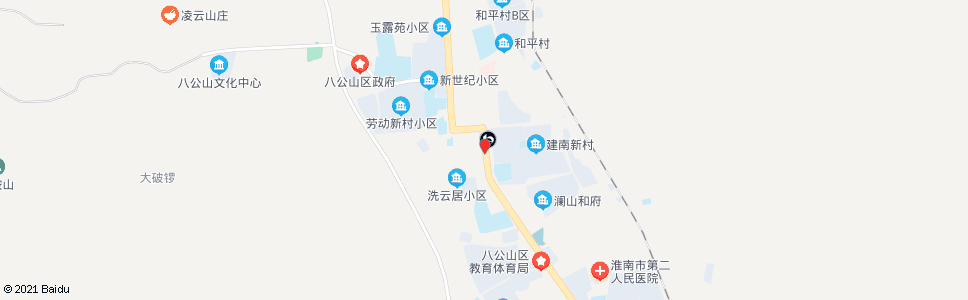 淮南建西村_公交站地图_淮南公交_妙搜公交查询2024