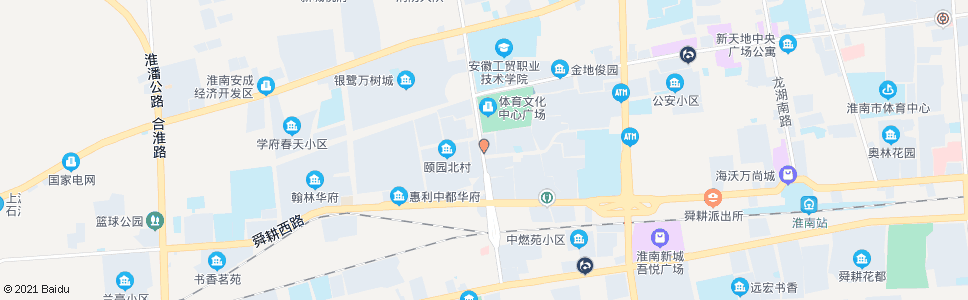 淮南广场北路_公交站地图_淮南公交_妙搜公交查询2025