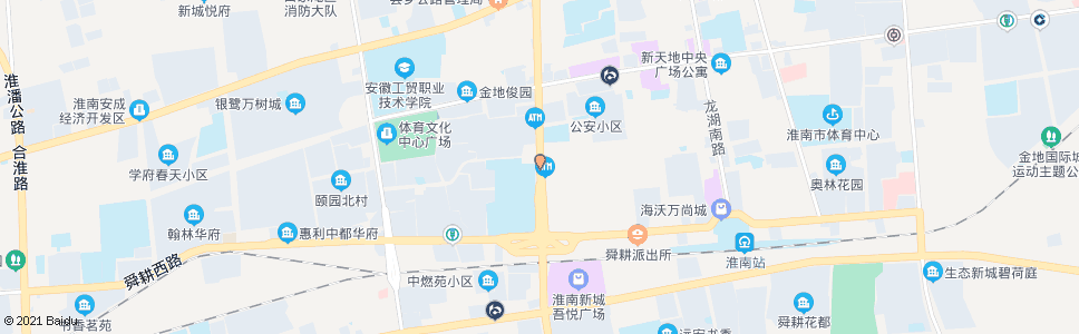 淮南教院_公交站地图_淮南公交_妙搜公交查询2025