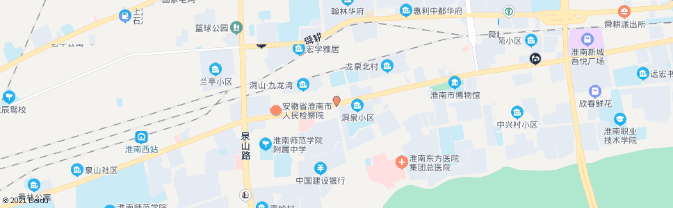 淮南铁路新村_公交站地图_淮南公交_妙搜公交查询2025