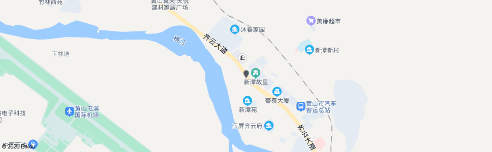 黄山新潭村_公交站地图_黄山公交_妙搜公交查询2025