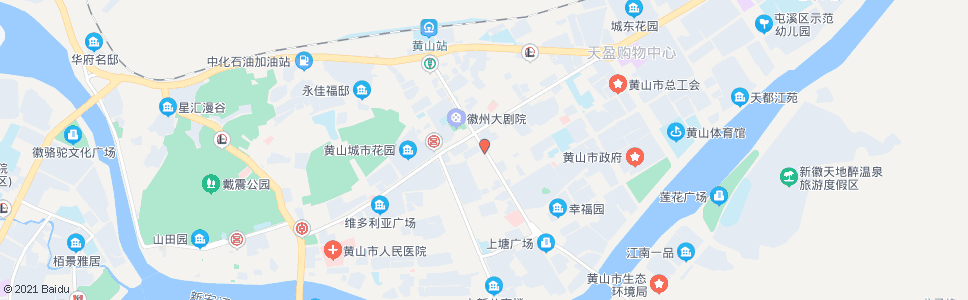 黄山前园南路口_公交站地图_黄山公交_妙搜公交查询2025