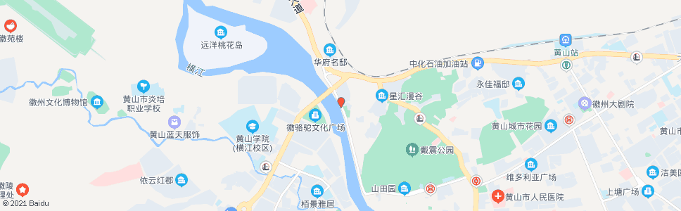 黄山华山西路_公交站地图_黄山公交_妙搜公交查询2024