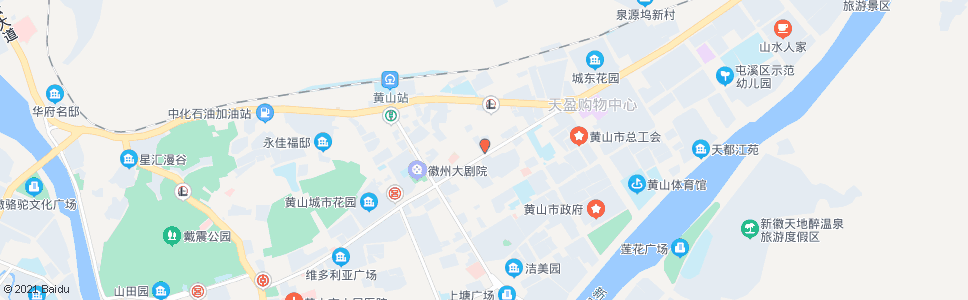 黄山建设大厦_公交站地图_黄山公交_妙搜公交查询2025