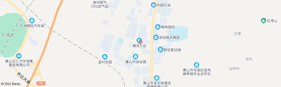 黄山蕉充村_公交站地图_黄山公交_妙搜公交查询2025