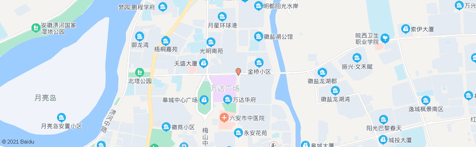 六安皋城路桥东_公交站地图_六安公交_妙搜公交查询2025