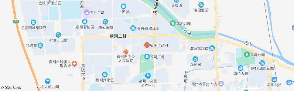 宿州区政府_公交站地图_宿州公交_妙搜公交查询2024