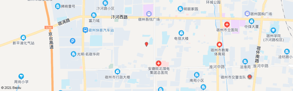 宿州浍蒙路口_公交站地图_宿州公交_妙搜公交查询2025