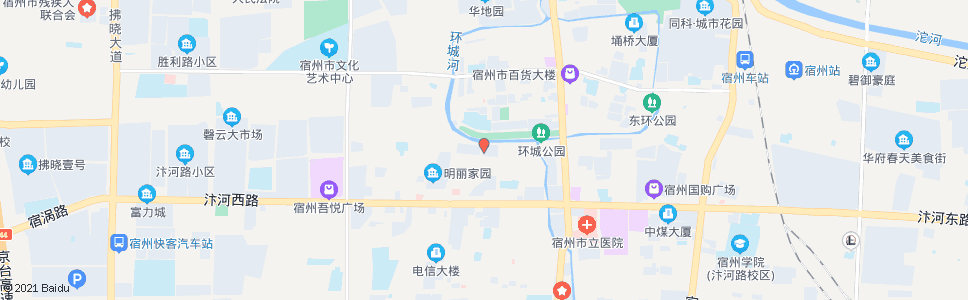 宿州裕城花园_公交站地图_宿州公交_妙搜公交查询2024