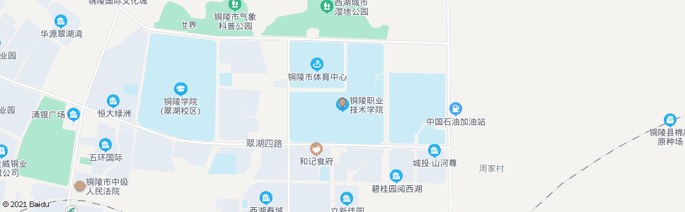 铜陵职业技术学院_公交站地图_铜陵公交_妙搜公交查询2024