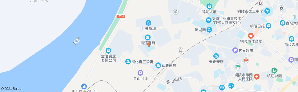 铜陵金山路小学_公交站地图_铜陵公交_妙搜公交查询2024