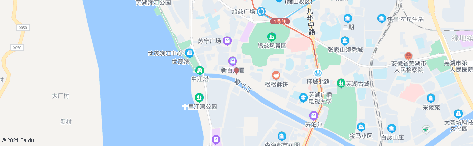 芜湖新中安医院_公交站地图_芜湖公交_妙搜公交查询2024