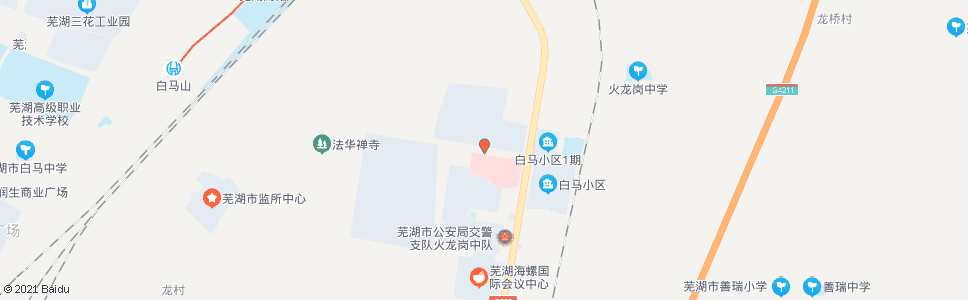 芜湖白马山路4号站_公交站地图_芜湖公交_妙搜公交查询2024