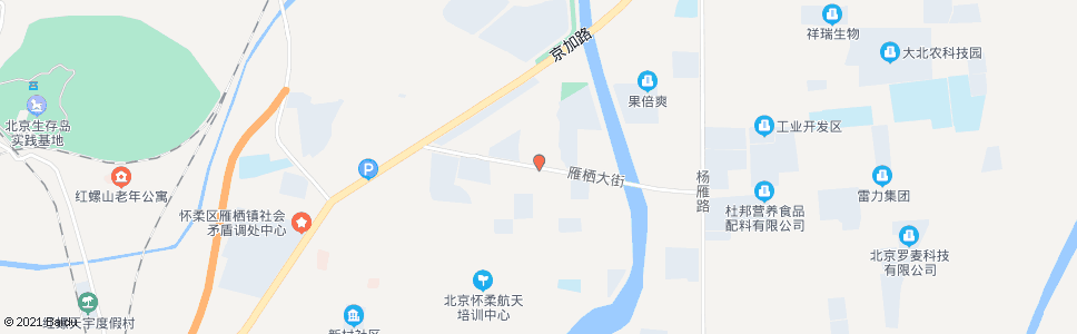 北京雁栖大街中路_公交站地图_北京公交_妙搜公交查询2025