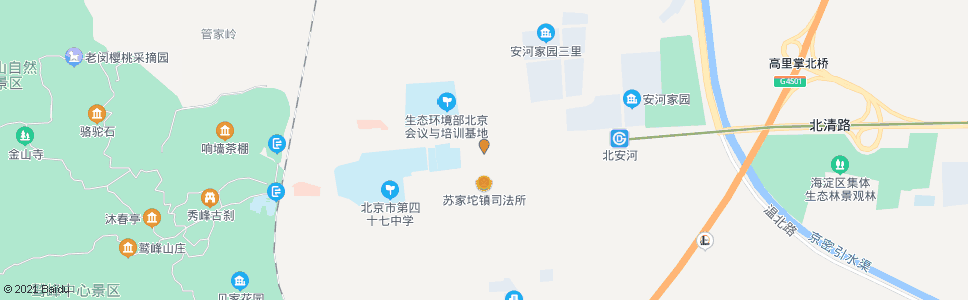 北京北清路西口_公交站地图_北京公交_妙搜公交查询2024