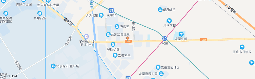 北京通州第三医院_公交站地图_北京公交_妙搜公交查询2025