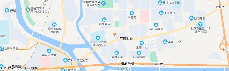 北京焦王庄南口_公交站地图_北京公交_妙搜公交查询2025