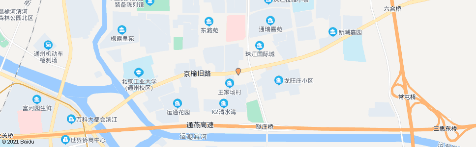 北京潞苑南大街_公交站地图_北京公交_妙搜公交查询2025