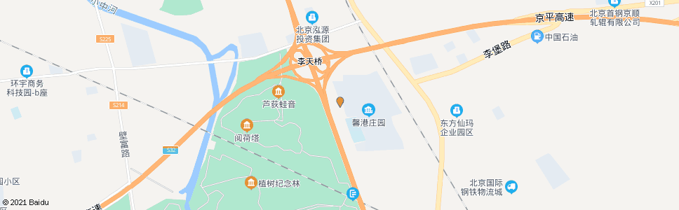 北京馨港庄园西门_公交站地图_北京公交_妙搜公交查询2025