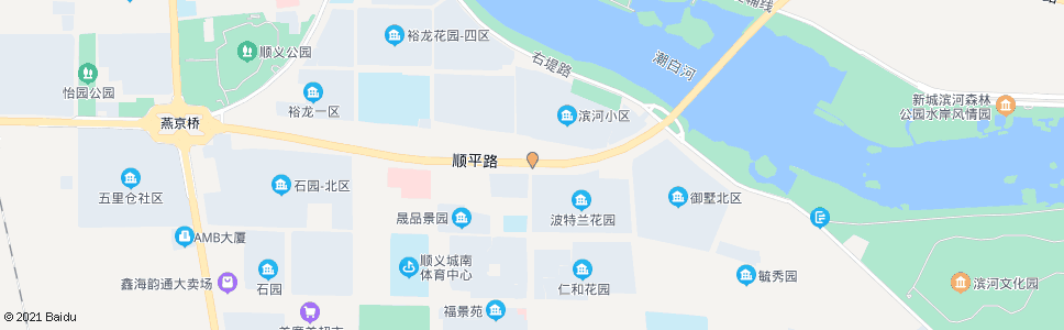 北京滨河南口_公交站地图_北京公交_妙搜公交查询2025