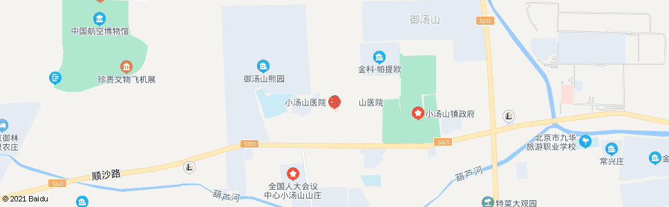 北京小汤山医院_公交站地图_北京公交_妙搜公交查询2024