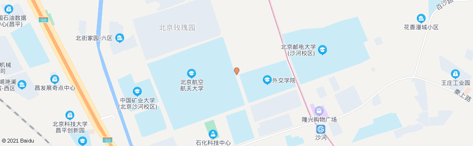 北京北航沙河校区东门_公交站地图_北京公交_妙搜公交查询2025