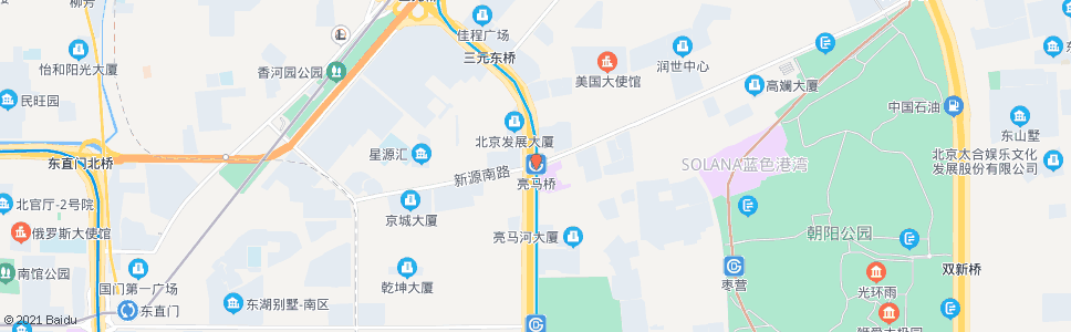 北京亮马桥_公交站地图_北京公交_妙搜公交查询2025