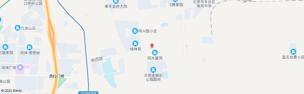 北京营房西_公交站地图_北京公交_妙搜公交查询2025