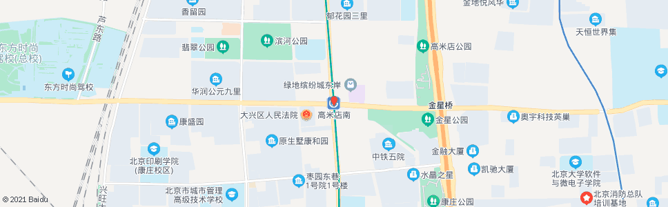 北京地铁高米店南站_公交站地图_北京公交_妙搜公交查询2025