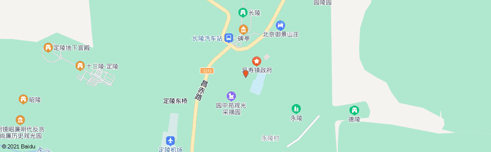 北京长陵小学_公交站地图_北京公交_妙搜公交查询2025