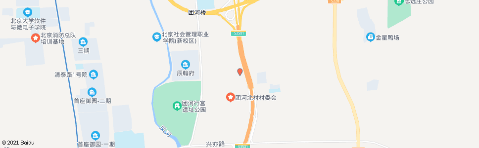 北京团河北站_公交站地图_北京公交_妙搜公交查询2025