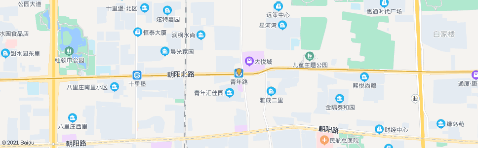 北京青年路口_公交站地图_北京公交_妙搜公交查询2025