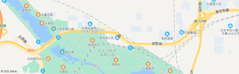 北京石景山水屯_公交站地图_北京公交_妙搜公交查询2025