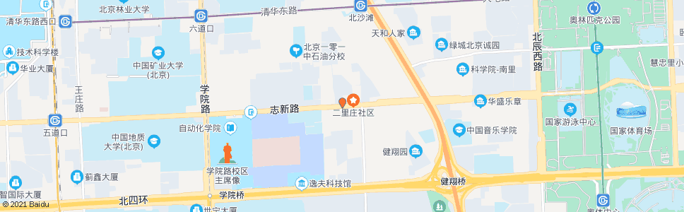 北京志新路_公交站地图_北京公交_妙搜公交查询2025