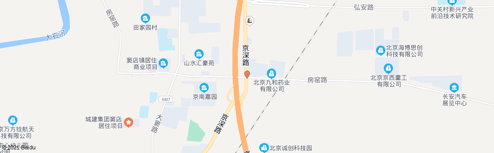 北京窦店环岛西_公交站地图_北京公交_妙搜公交查询2024