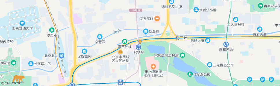 北京积水潭站_公交站地图_北京公交_妙搜公交查询2025