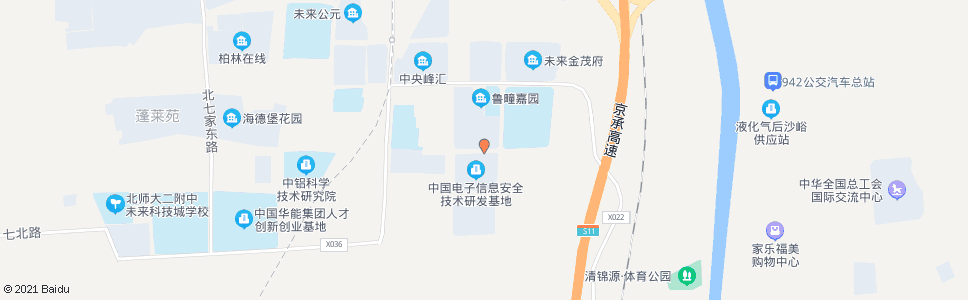 北京鲁疃嘉园南区_公交站地图_北京公交_妙搜公交查询2025