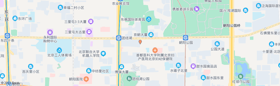 北京团结湖路北口_公交站地图_北京公交_妙搜公交查询2024