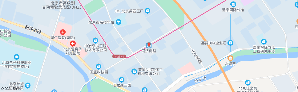 北京同济南路站_公交站地图_北京公交_妙搜公交查询2025