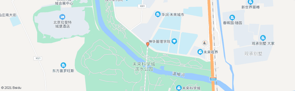 北京未来科技城路北口_公交站地图_北京公交_妙搜公交查询2025