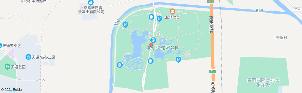 北京沙子营村南_公交站地图_北京公交_妙搜公交查询2025