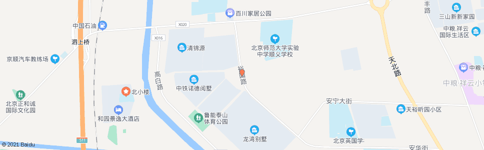 北京裕园路北站_公交站地图_北京公交_妙搜公交查询2025